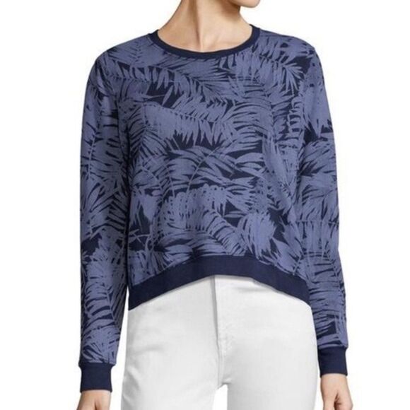 Sol Angeles Palm Print Sweatshirt XS - Picture 1 of 5